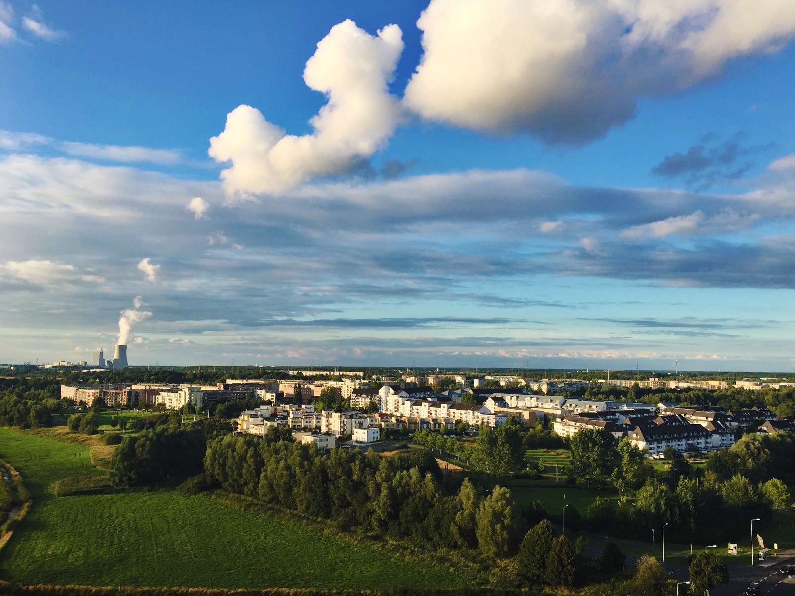 Heißluftballonfahrt über Rostock